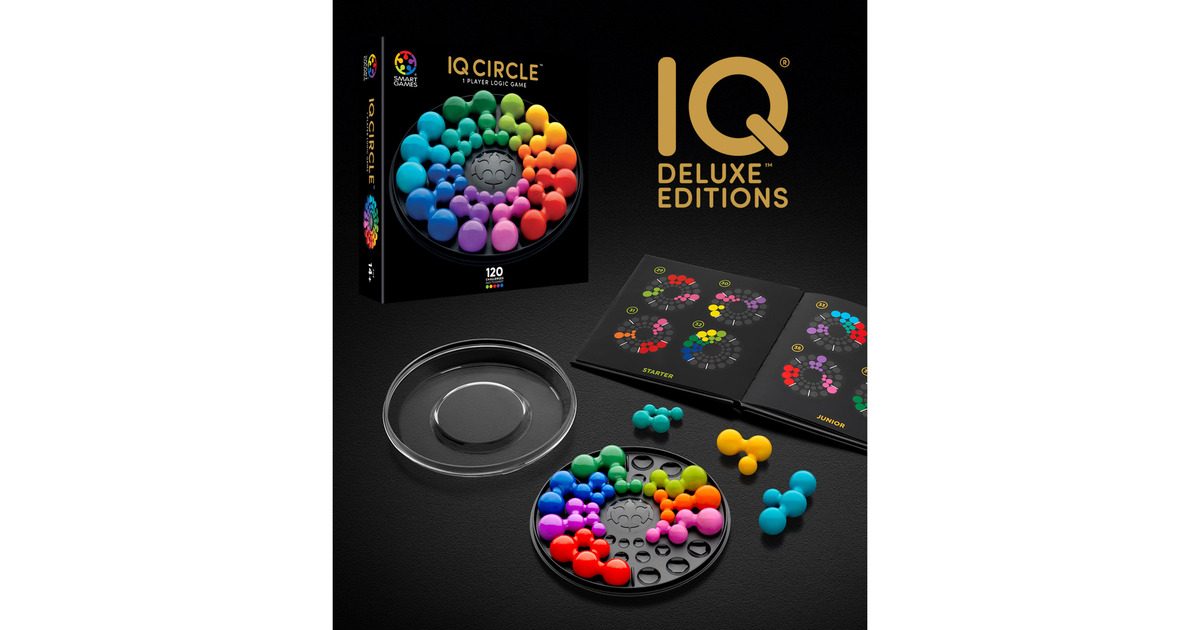SmartGamesIQ Deluxe Circle Denkspel  (Nederlands, 1 speler, Vanaf 14 jaar, 120 opdrachten)