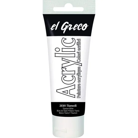 KREUL el Greco Acrylic Titanweiß 75 ml Tube