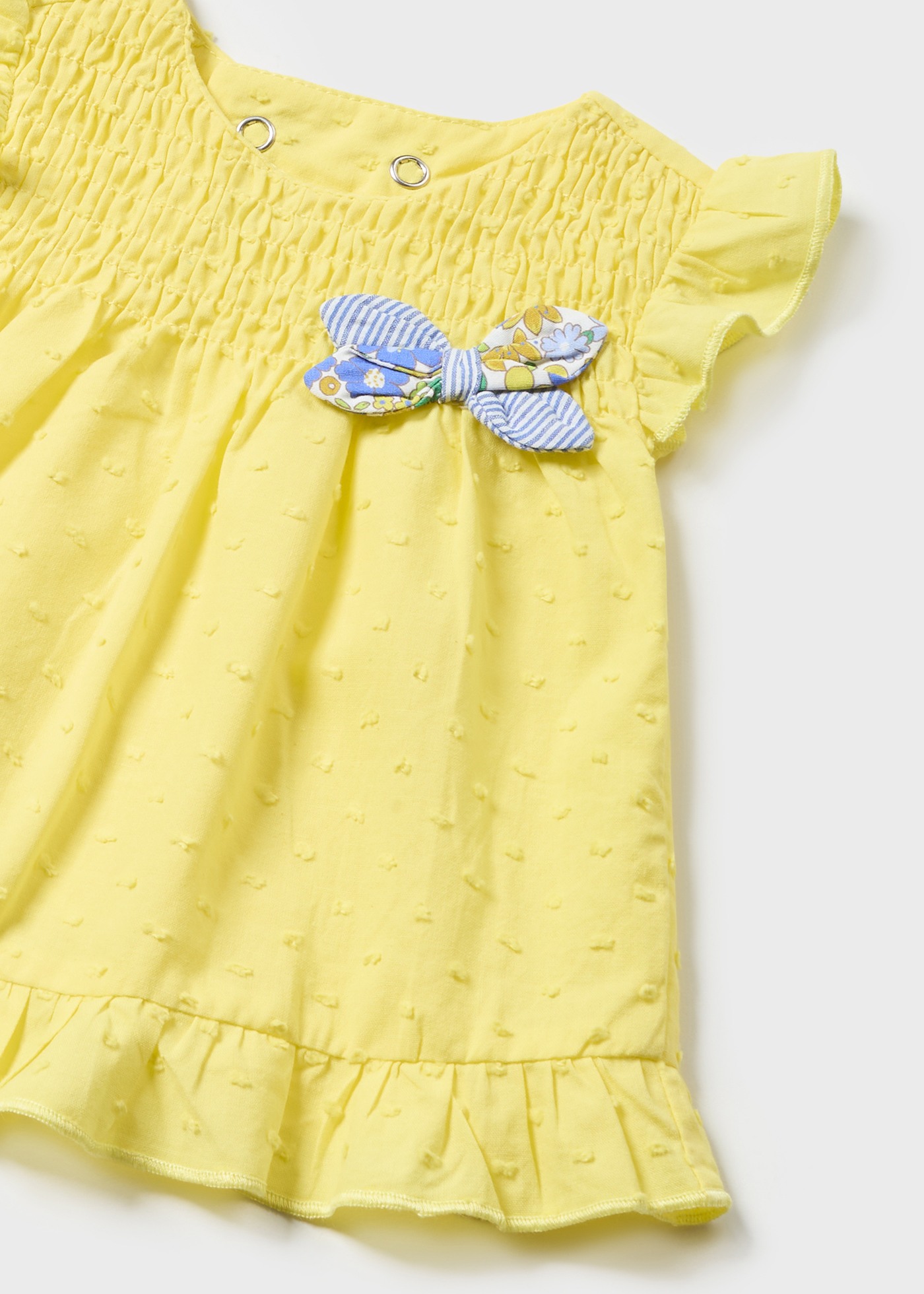 Conjunto de 2 peças Better Cotton Newborn Dandelion Plumeti