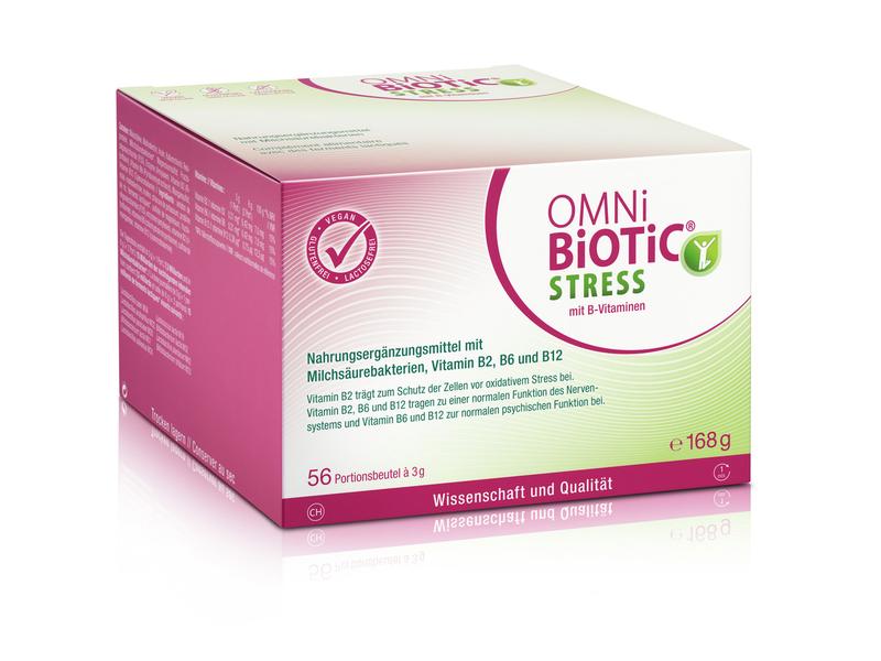 OMNI-Biotic Omni-Biotic Stress mit B-Vitaminen Pulver 56 St Vegane Nahrungsergänzung mit Vitamin B für eine gesunde Darmflora