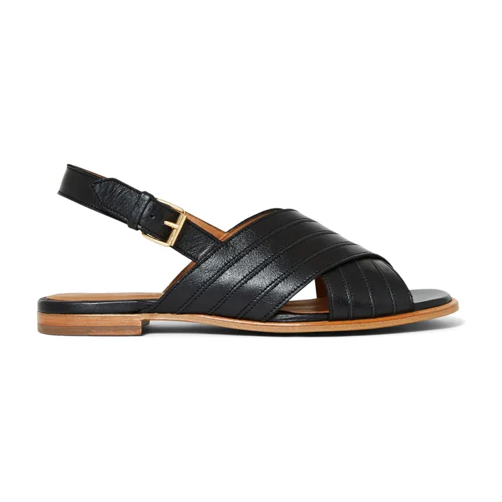 Anthology Paris Sandales Raven Cuir | Noir