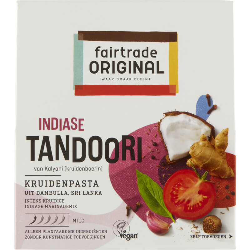 Fairtrade Original Kruidenpasta Indiase tandoori