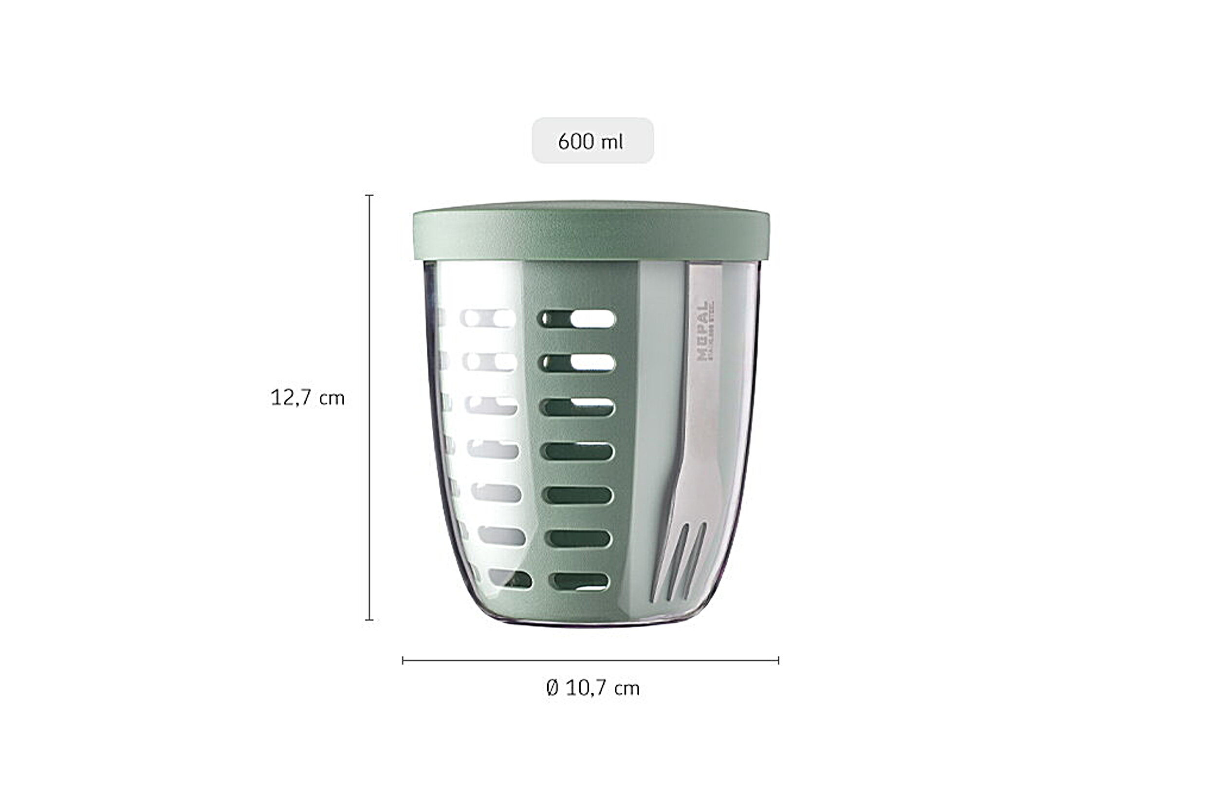Mepal Ellipse Fruit- & Veggie pot - Vivid blue