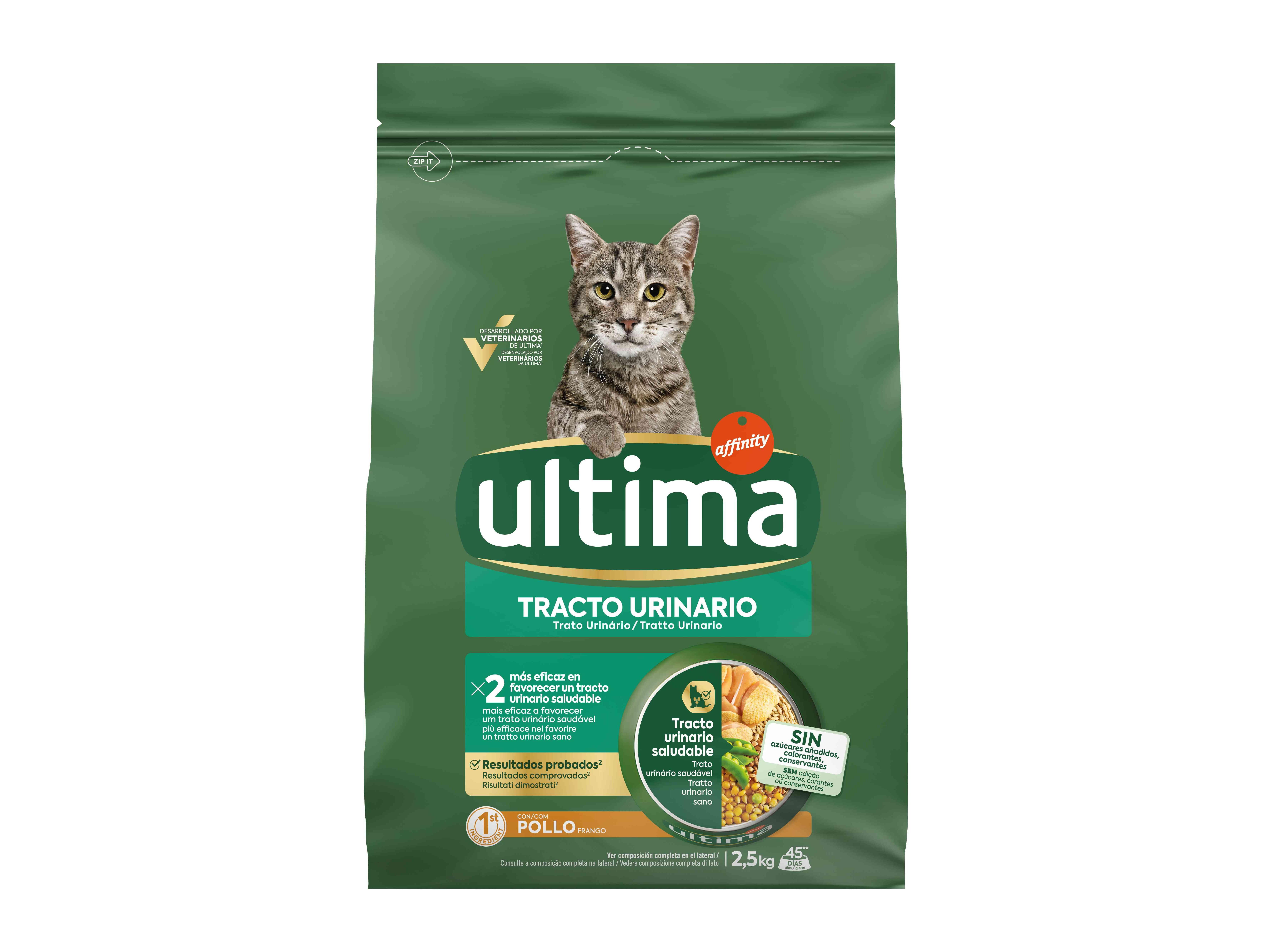 RAÇÃO PARA GATO ULTIMA TRATO URINÁRIO 2.5KG