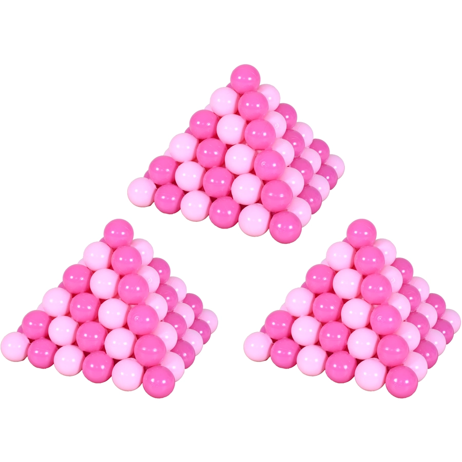 knorr toys® Bälle Set ca. Ø6 cm - 300 ballssoft pink rosa