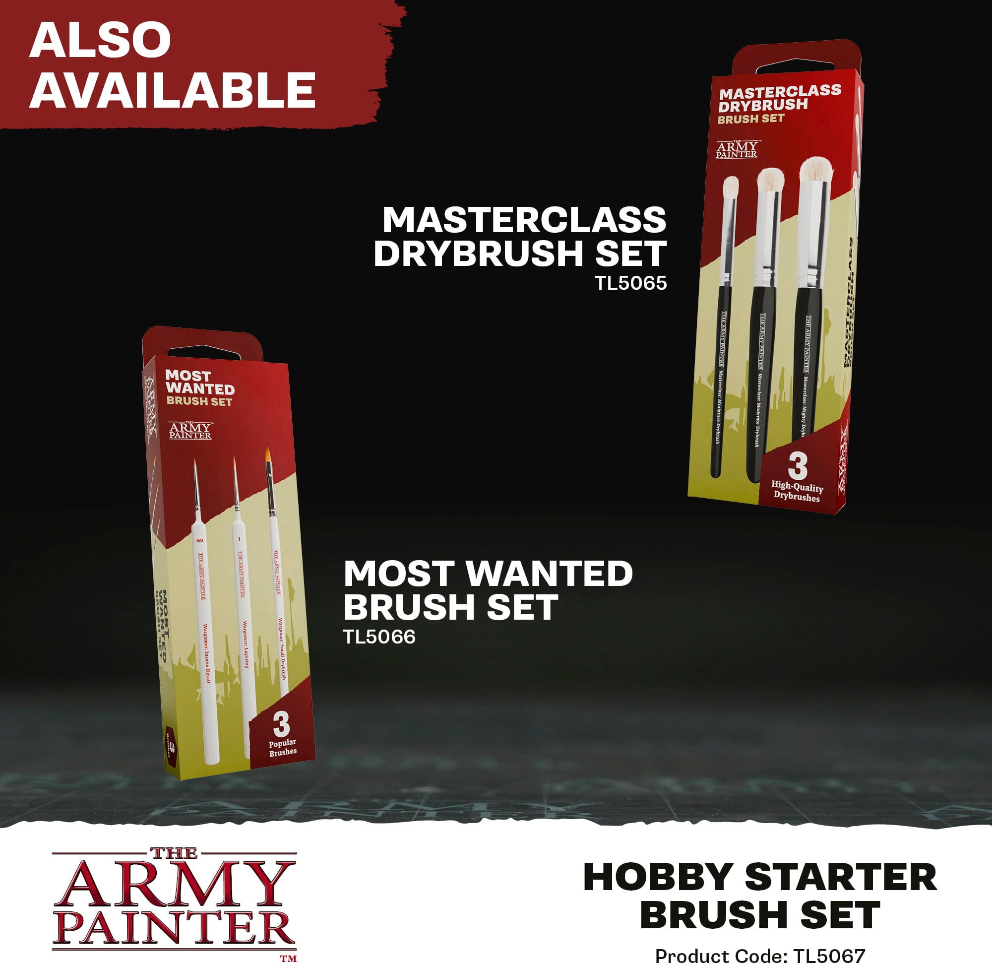 The Army Painter  Hobby Starter Brush Set    Dein erster Schritt zur Meisterschaft