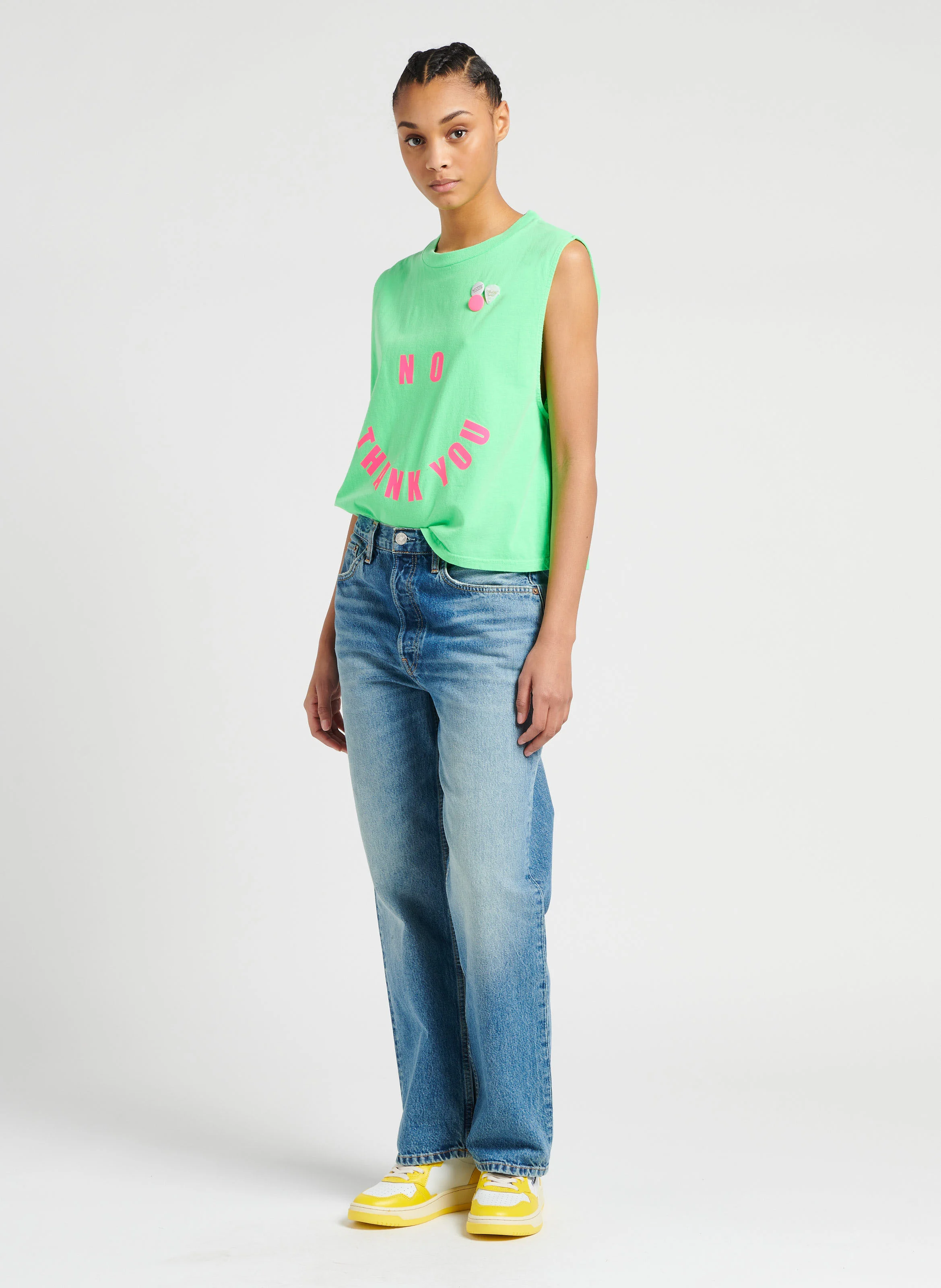 90S LOW SLUNG - Jean boyfriend en coton| Jean Délavé