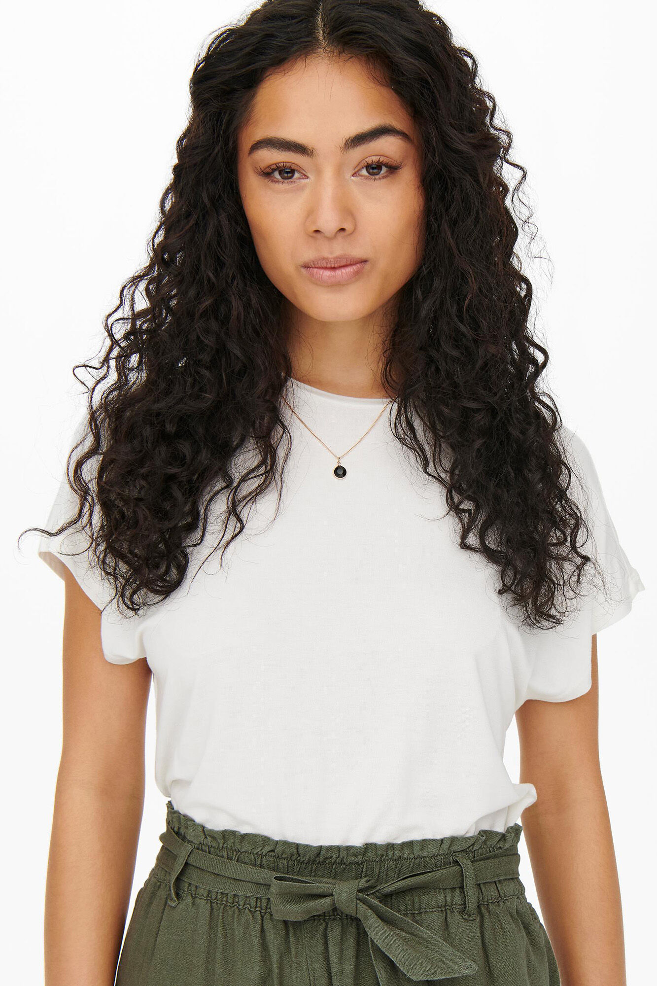 Camiseta de gola redonda
