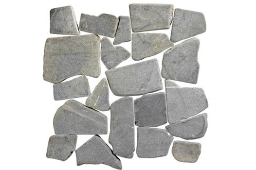 Terre d'Azur Silva grey natuursteen mozaiek 50x50