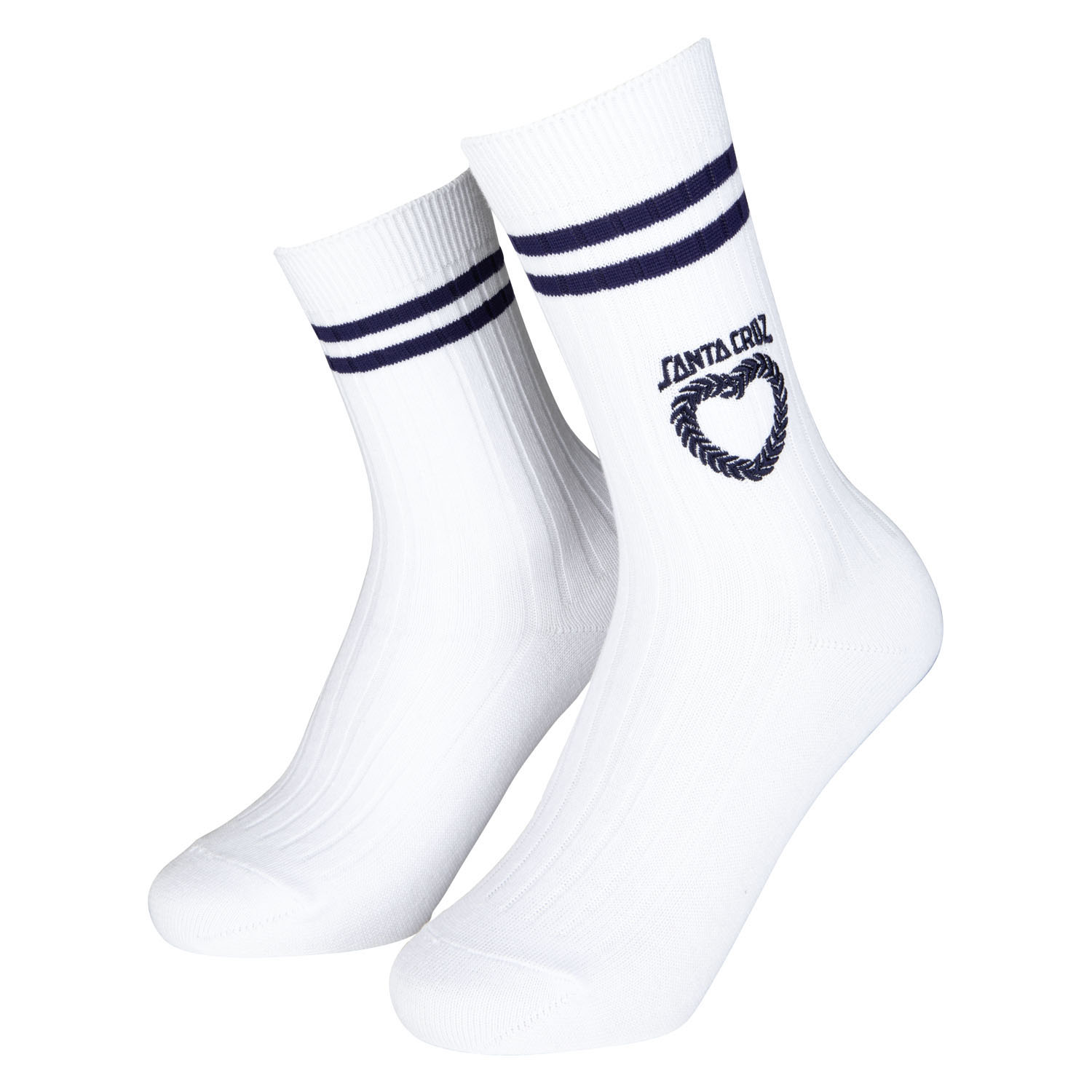 Santa Cruz Oregon Sock 2Pack White / Black