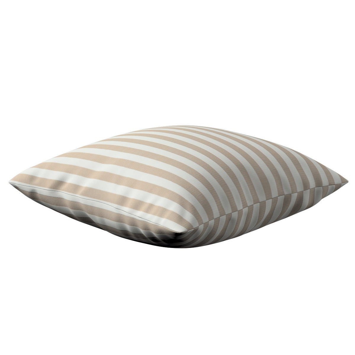 Kussensloop Quadro bruin en wit, 43x43 cm