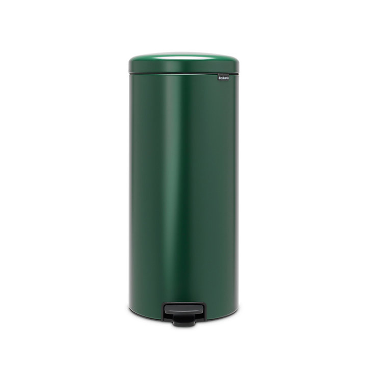 Poubelle à pédale coloris vert Brabantia NewIcon 30 L