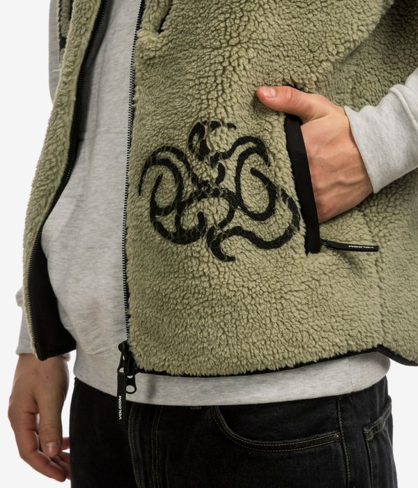 Volcom Featured Artist Zephyr Archstone Weste (green tea)