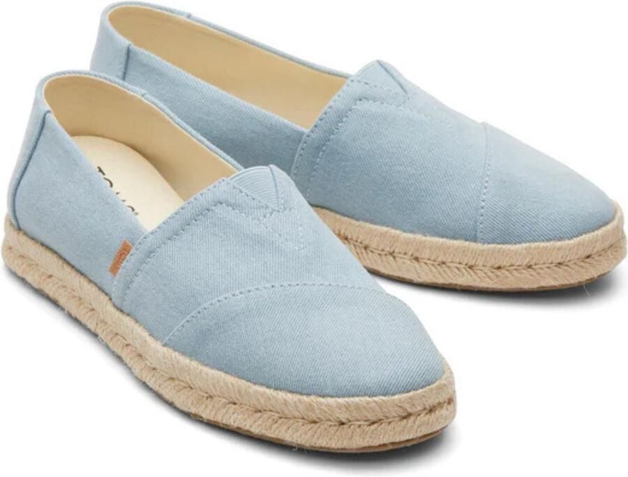 TOMS Espadrilles Dames Alpargata Rope Maat: 37 Materiaal: Textiel Kleur: Blauw