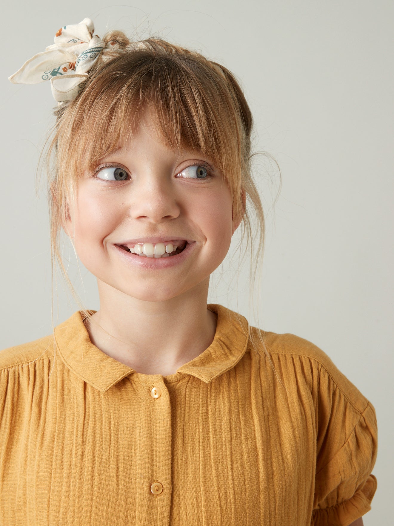 Blouse Fille en gaze de coton