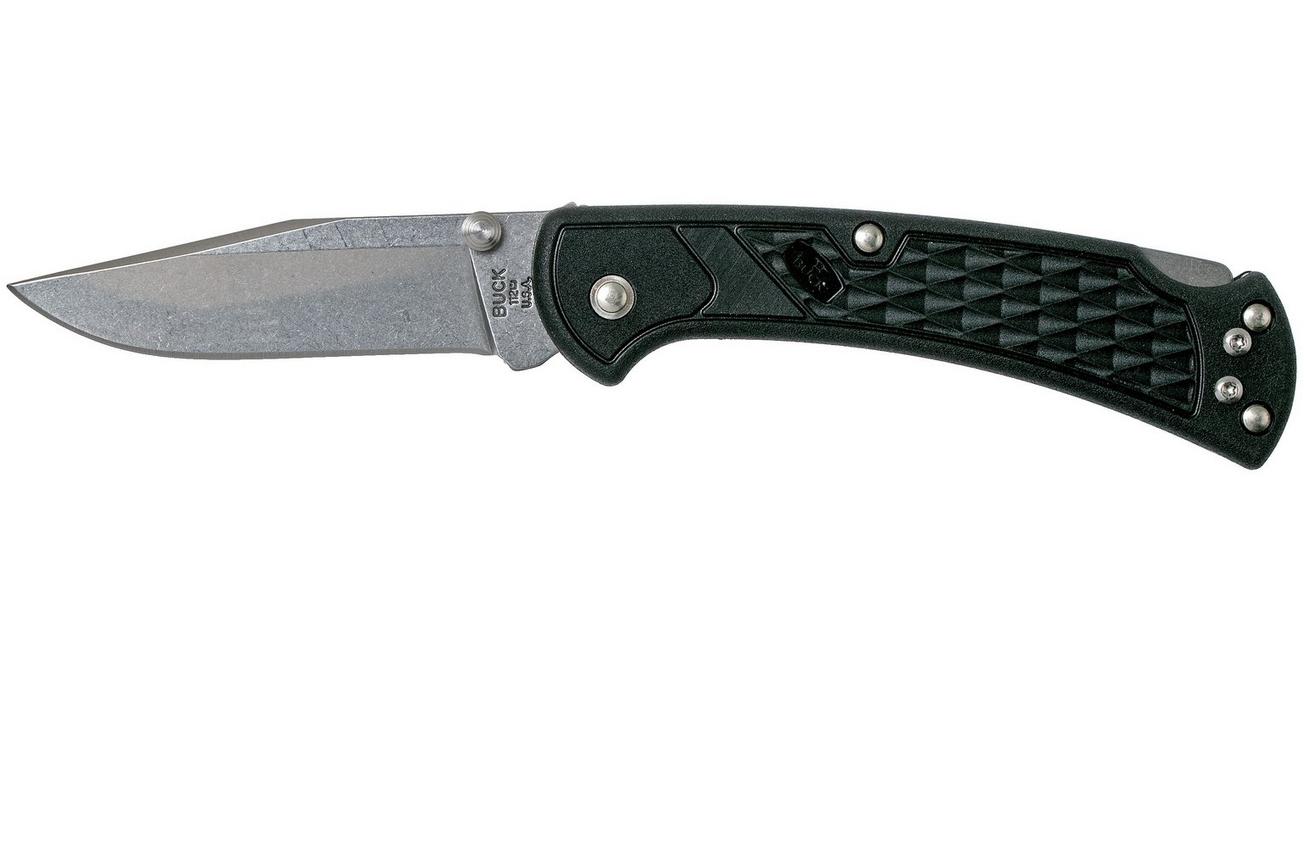 Buck 112 Ranger Slim Knife Select Black 0112BKS1 zakmes