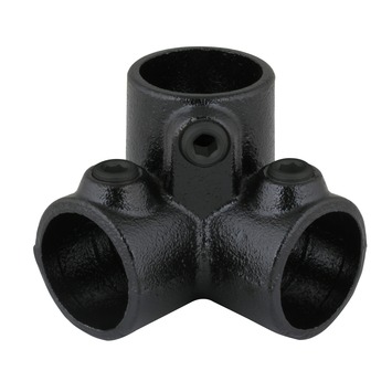 Novidade steigerbuis koppelstuk hoekstuk zwart ø 42 mm