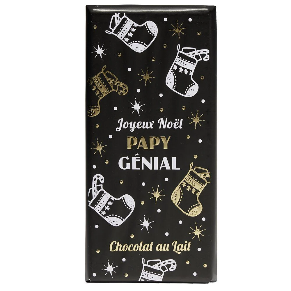 Chocolat de Noël au lait 90g