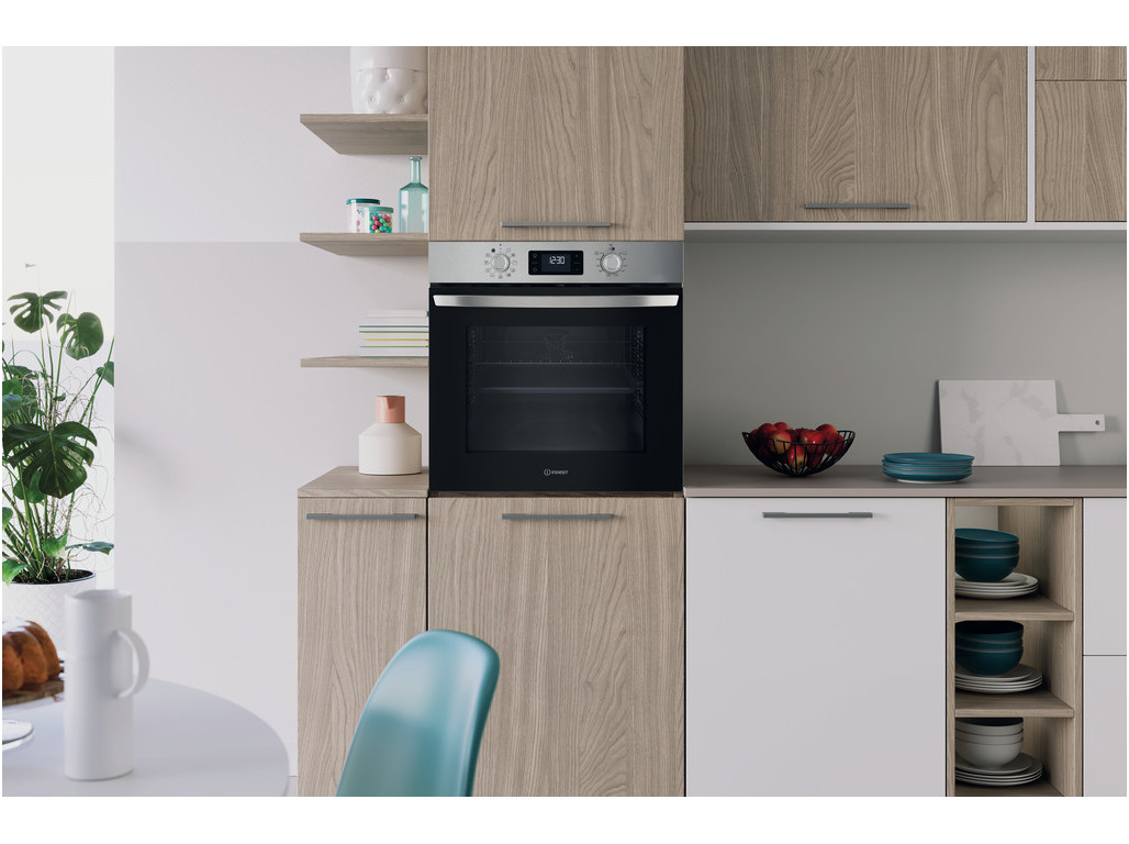 FORNO MULTIFUNÇÕES INDESIT IO 258H X INOX A  71L