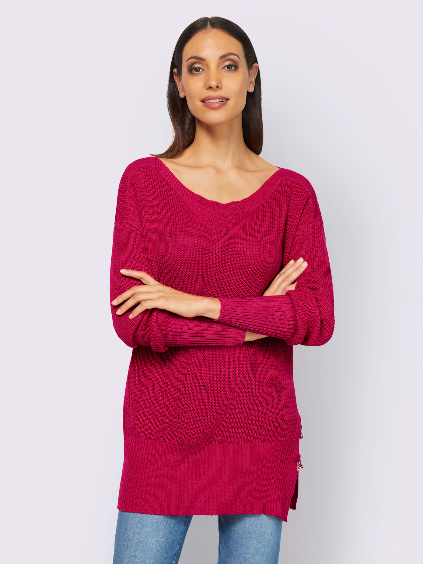 Pull fente latérale avec maillons