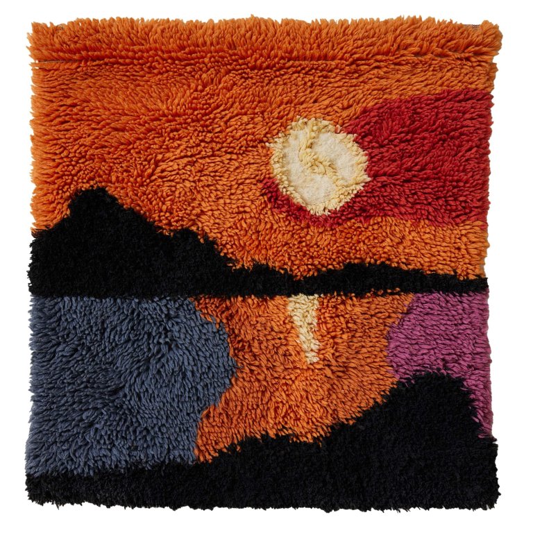 HKliving Wall Rug wandkleed 120x120 Sundown