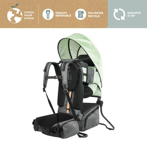 Porte-bébé de randonnée Moov & Hike - Vert Sauge - BABYMOOV