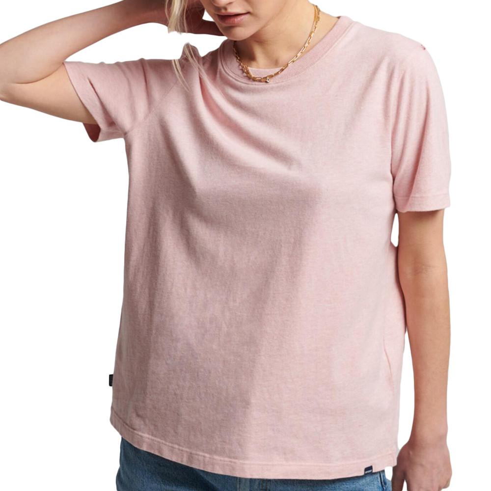 Superdry T-shirt Rose Femme Superdry Vintage