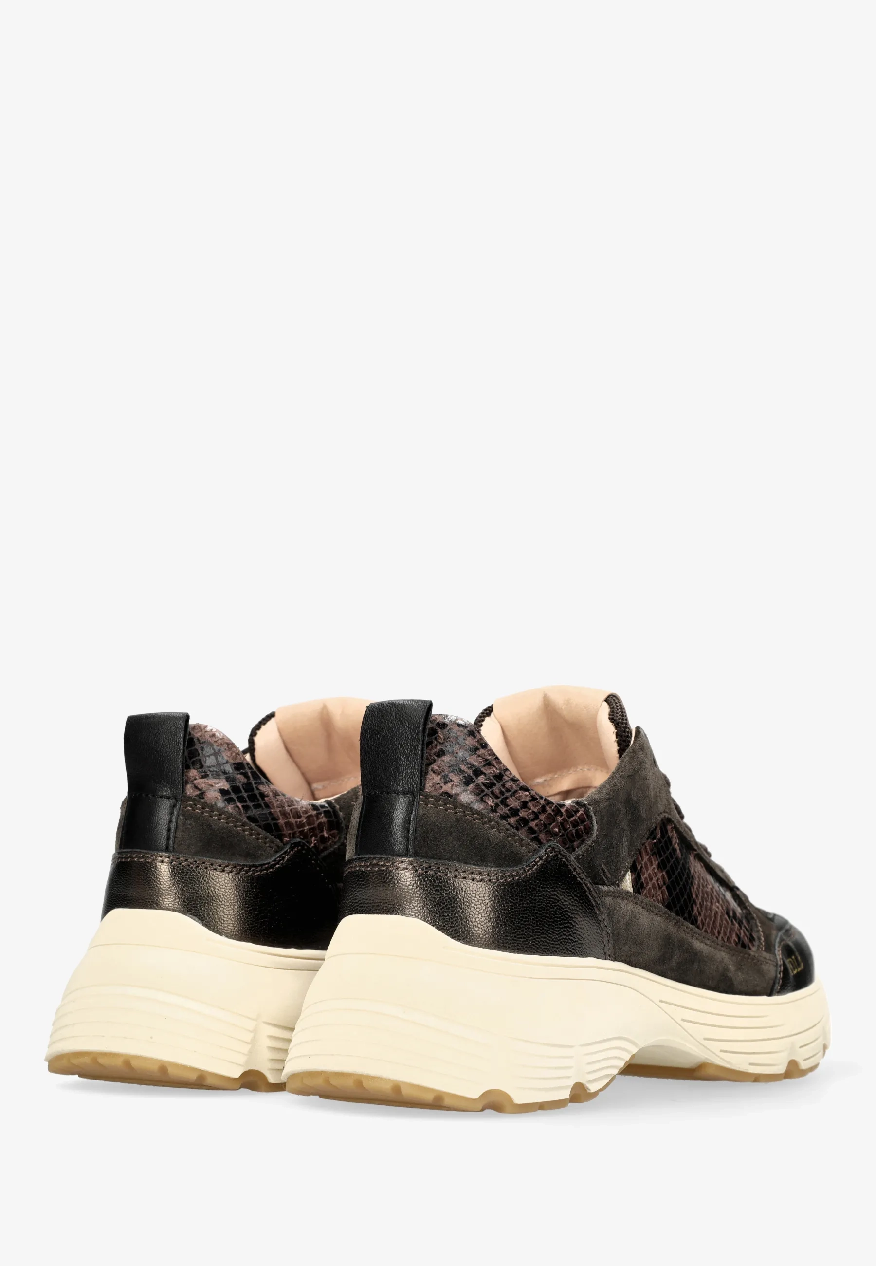 MARIOLA LUNA Sneaker phyton Dark Brown