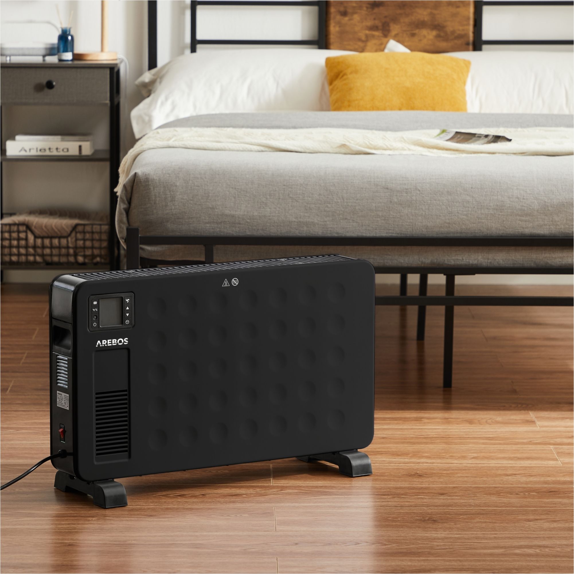 Konvektor 2300 W schwarz