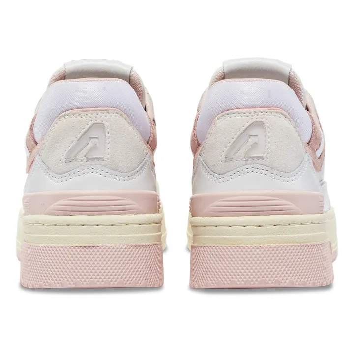 Autry Baskets CLC Low Cuir Bicolore | Rose pâle