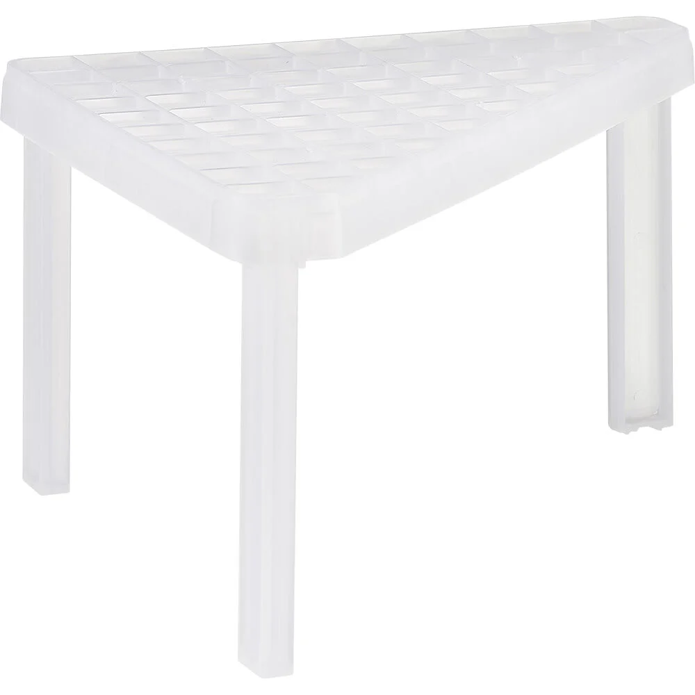 Étagère d'angle cuisine plastique blanc