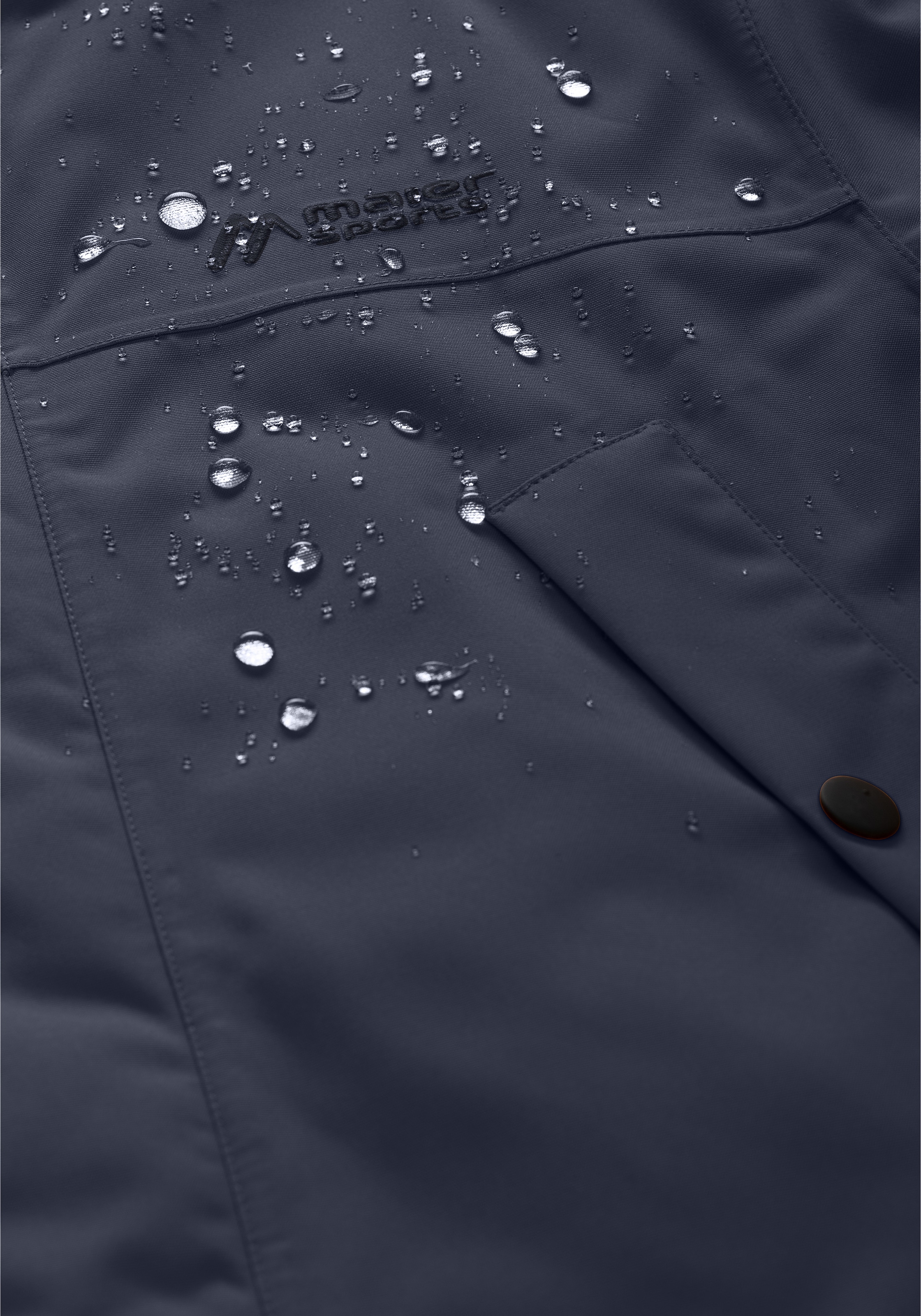 Maier Sports Funktionsjacke »SENNE« Herren Outdoor-Jacke, wind/wasserdicht, 6 geräumige Taschen