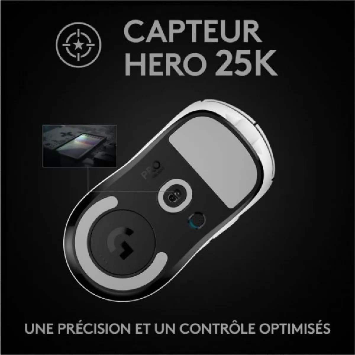 Logitech G PRO X SUPERLIGHT - Blanc