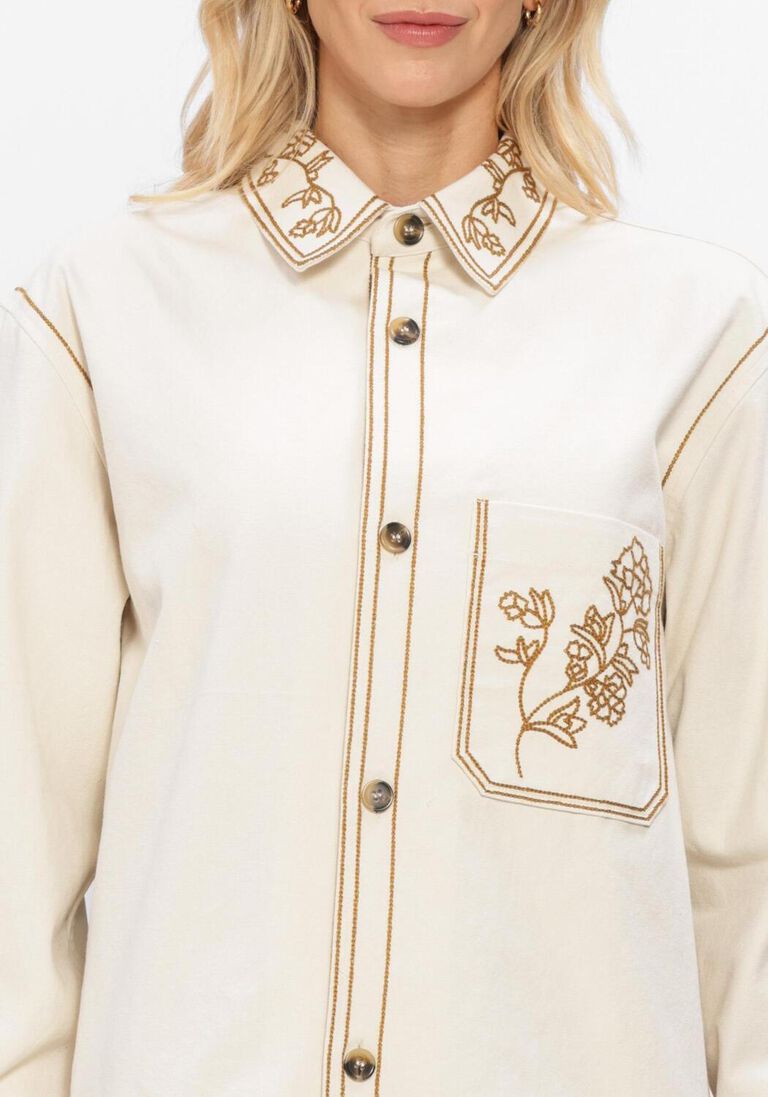 ecru isabel marant overshirts rudy jacket