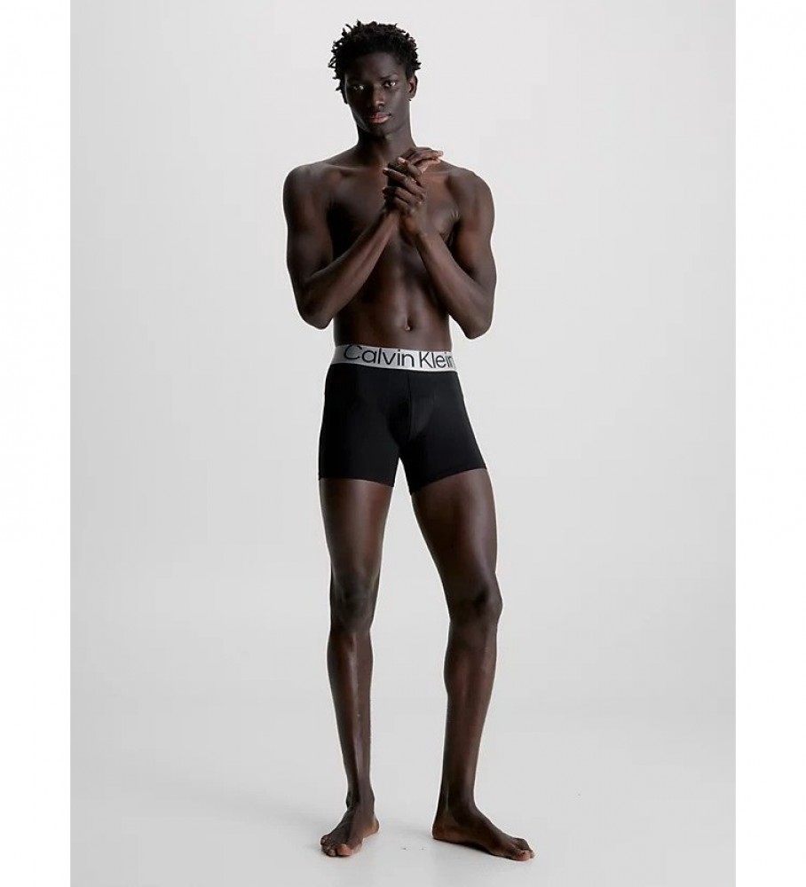 Calvin Klein Pack de 3 Boxer Steel Micro preto