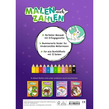 Ravensburger Malen nach Zahlen ab 5: Zauberwald