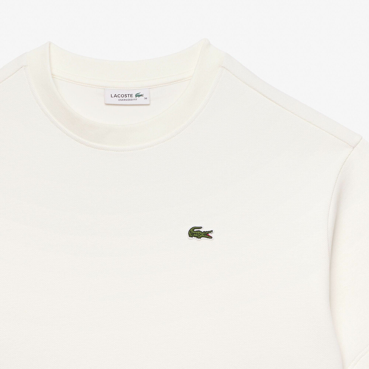 LACOSTE<br>Camiseta de manga curta com gola redonda