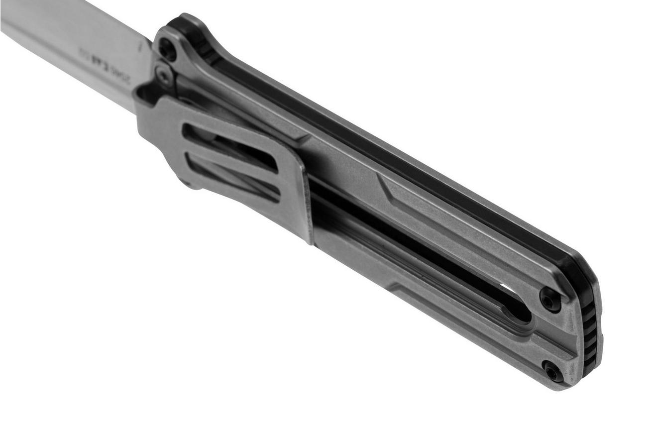 Kershaw Cybernet 2046 Two-Tone D2, Stonewashed Steel, utility zakmes