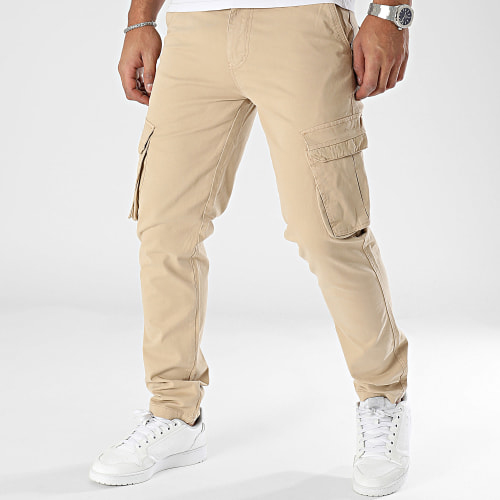 Pantalon Chino Slim Beige Clair