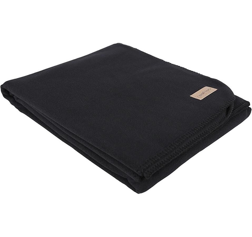 Decke Edelvelours Schwarz, 100 x 150 cmKuscheldecke für die Couch