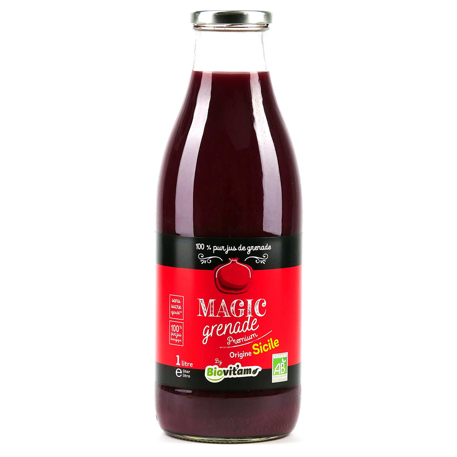 Pur jus de grenade bio de Sicile