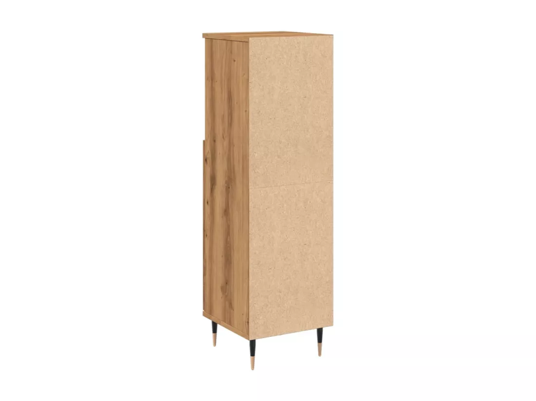 Armoire de salle de bain chêne artisanal 30x30x100 cm