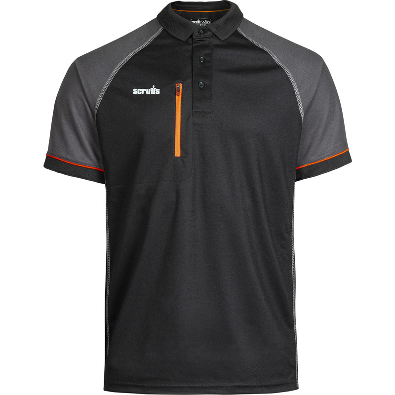 Scruffs Trade Active poloshirt XL zwart