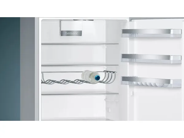 Siemens KG49EAICA - Køleskab/fryser - bund-fryser - fritstående - bredde: 70 cm - dybde: 65 cm - højde: 201 cm - 413 liter - Klasse C - rustfrit stål