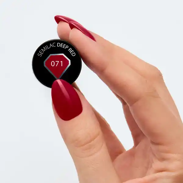 071 UV Nagellack Hybrid Deep Red