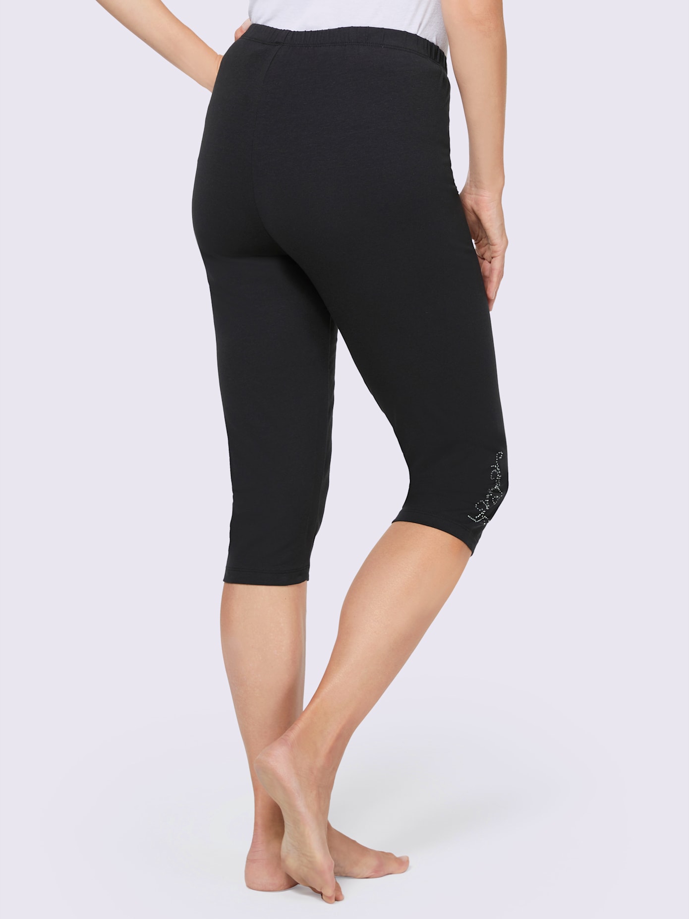 Legging court jersey fin