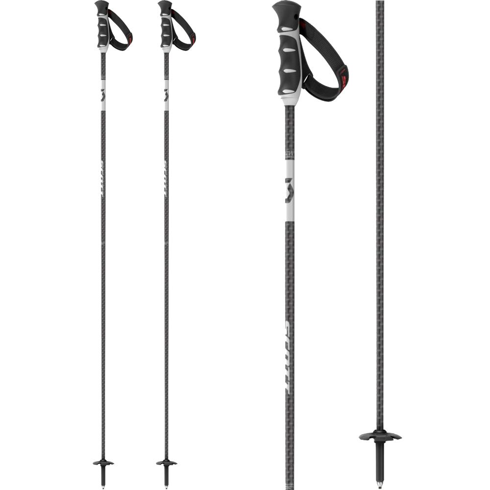 Scott Zeo 14 SRS Alpin Skistöcke schwarz