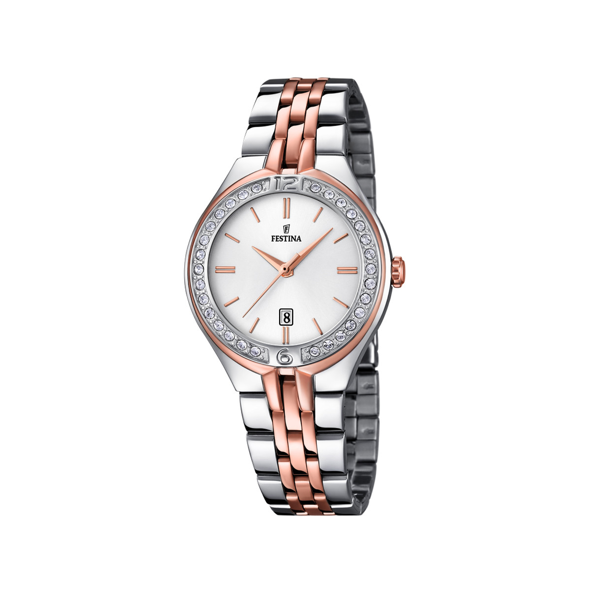 Montre Festina femme acier bicolore