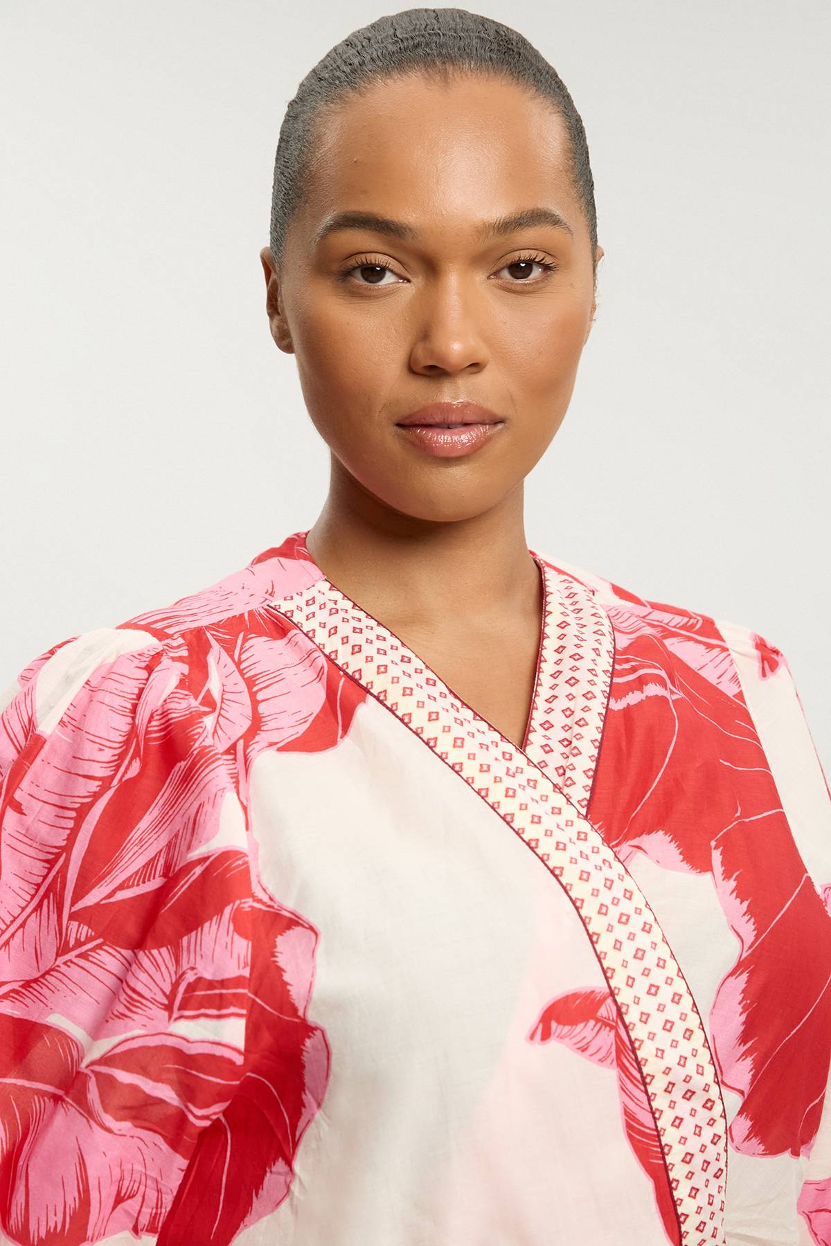 KarenMillen Robe De Plage Maxi En Voile De Coton Grande Taille
