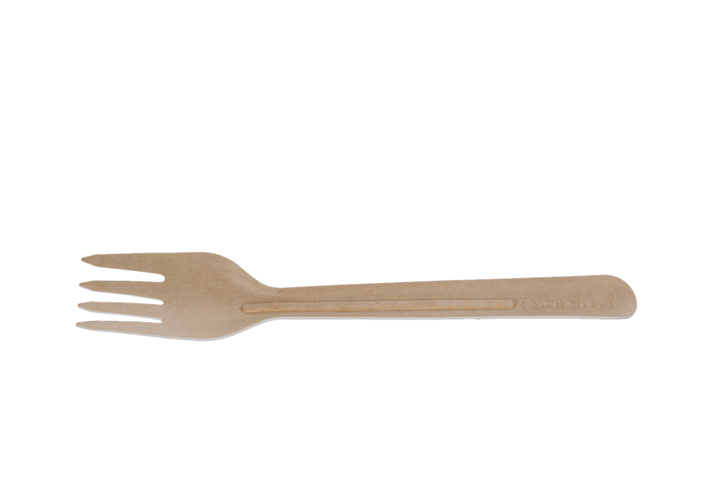 Kartonnen vork 165mm BIO